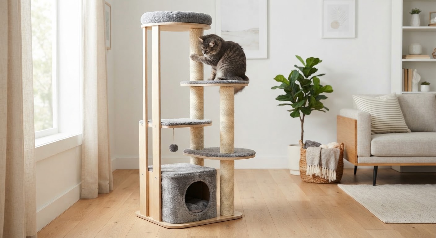 Whisker Tower Cat Scratcher — Cat Furniture